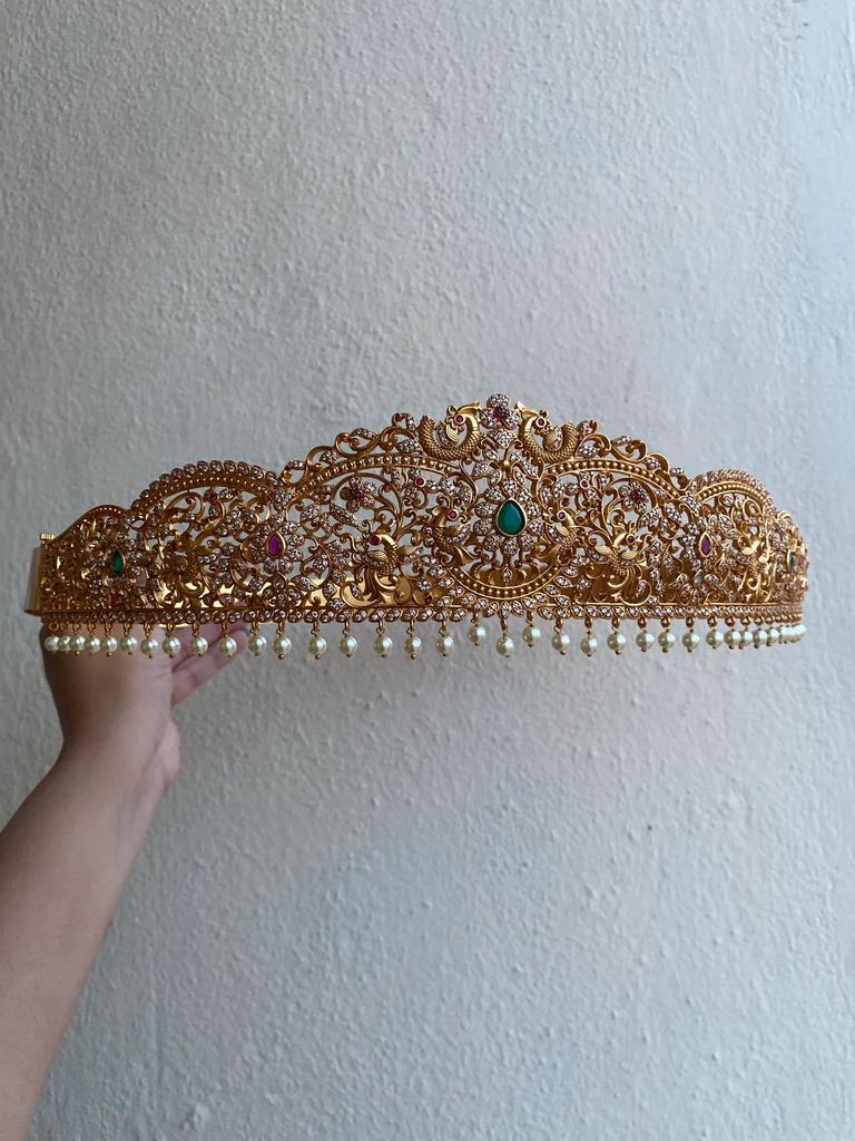 AD Bridal Peacock Hipbelt